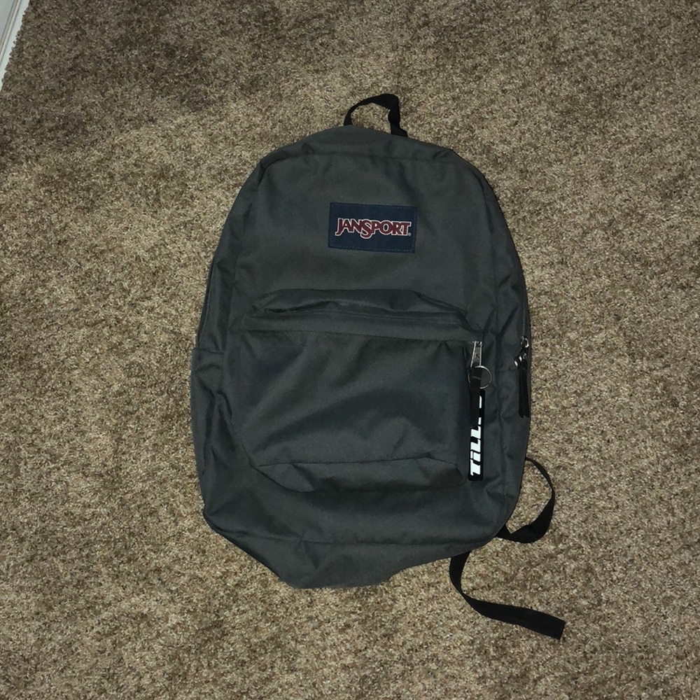 Jan Sport Grey Backpack